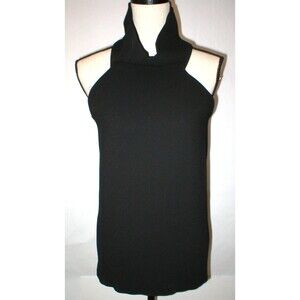 New NWT Womens 4 6 Designer France 36 Anthony Vaccarello Black Top Cut Outs